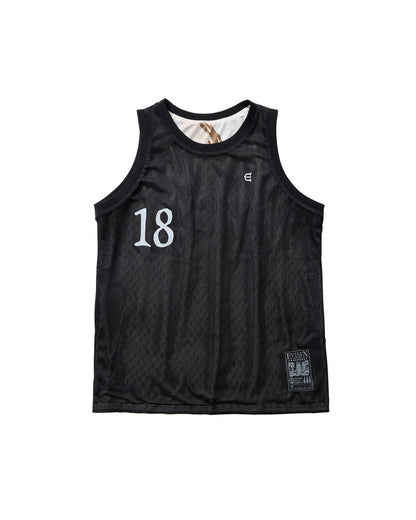 OHAKO CAMO MESH TANK - BLACK / SAND CAMO