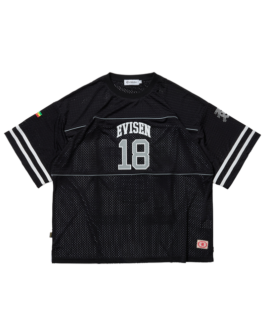 OHAKO HOCKEY SHIRT - BLACK × WHITE