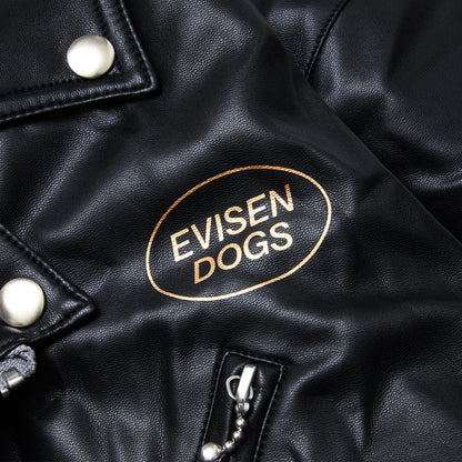 EVISEN / BIAS DOGS  Super Real LEATHER JKT - BLACK