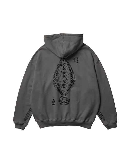ZABUTON HOODIE - CHARCOAL