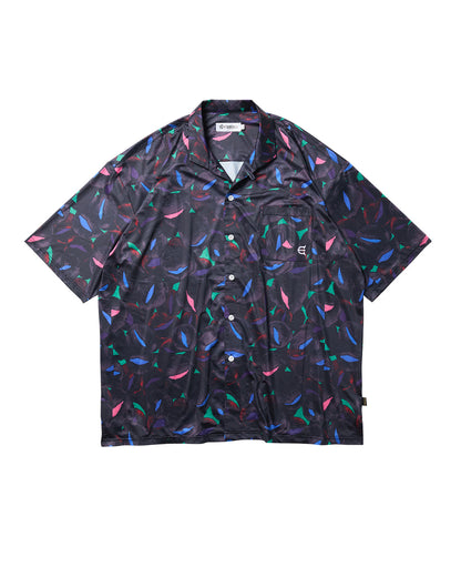 JULIEN OPEN S/S SHIRT - BLACK