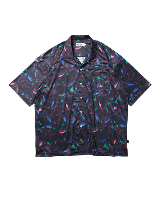 JULIEN OPEN S/S SHIRT - BLACK