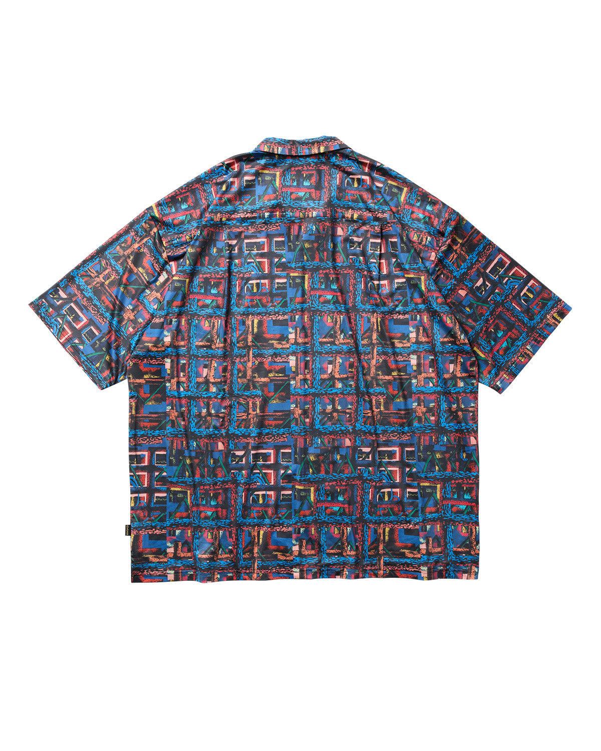 エメ助 JULIEN OPEN S/S SHIRT - BLUE / ORANGE – Evisen Skateboards ゑ