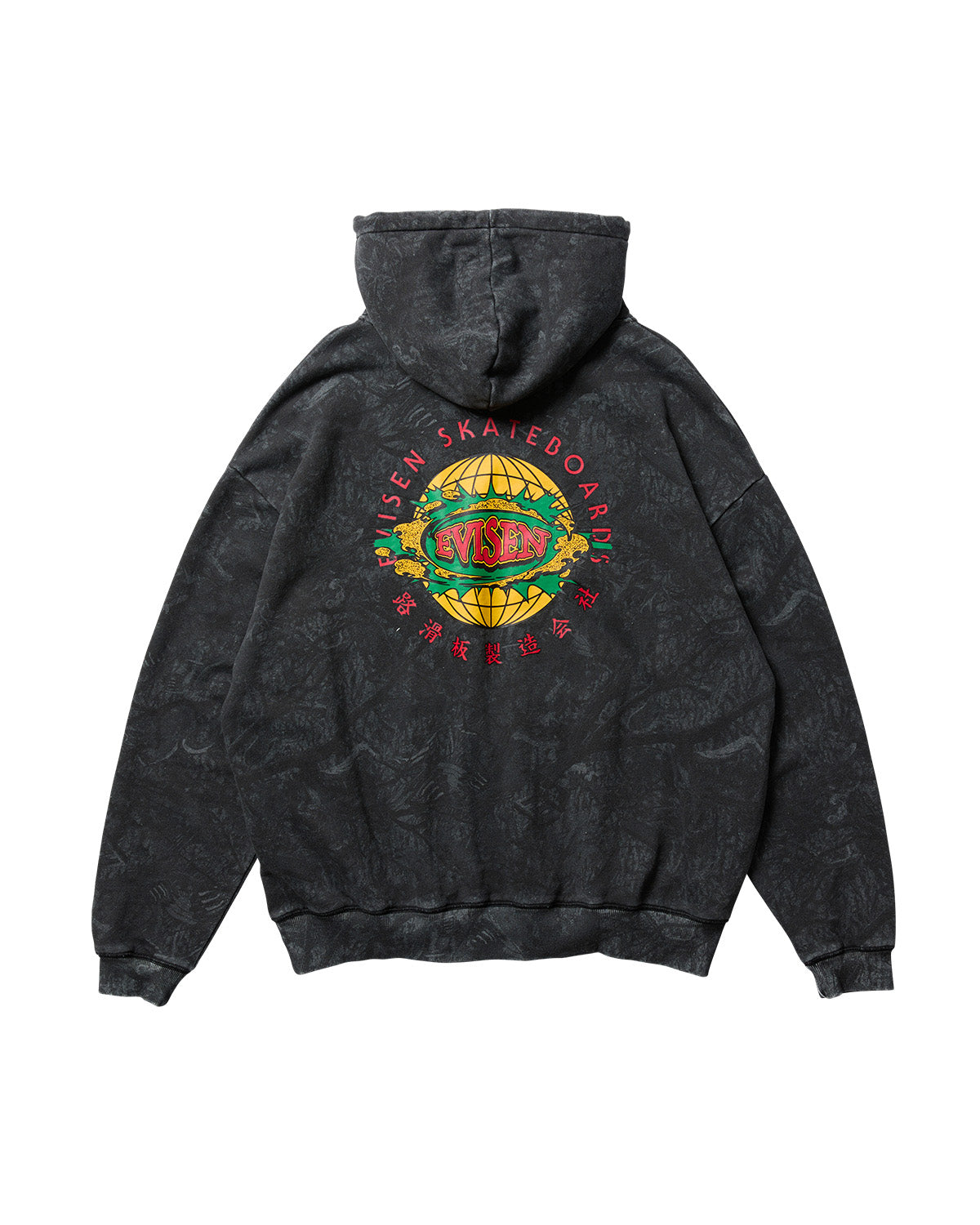 SUSHI CAMO HOODIE - BLACK – Evisen Skateboards ゑ (エビセン