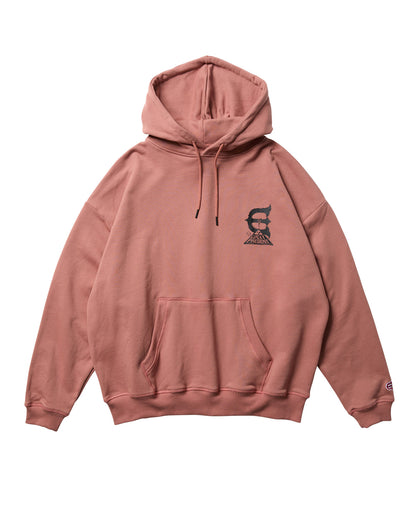 ATARI LOGO HOODIE - DUSTY PINK