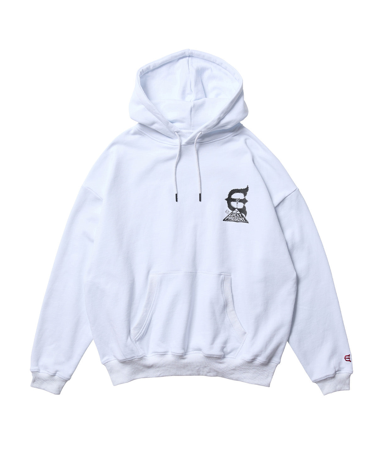 ATARI LOGO HOODIE - WHITE