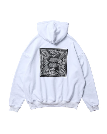 ATARI LOGO HOODIE - WHITE