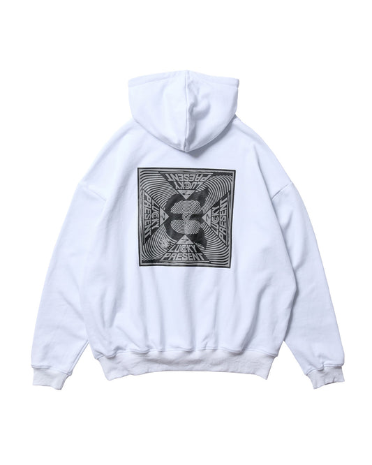 ATARI LOGO HOODIE - WHITE