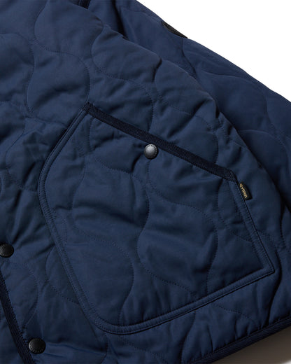 REVERSIBLE SOUVENIR QUILTED JKT - NAVY