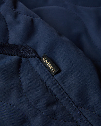 REVERSIBLE SOUVENIR QUILTED JKT - NAVY