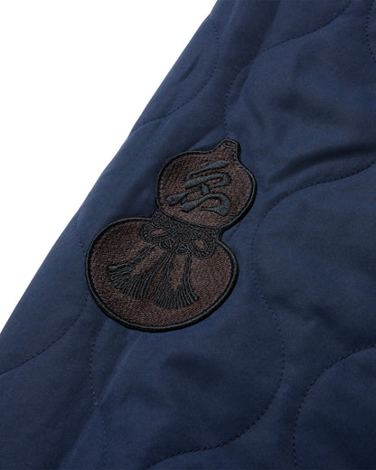 REVERSIBLE SOUVENIR QUILTED JKT - NAVY