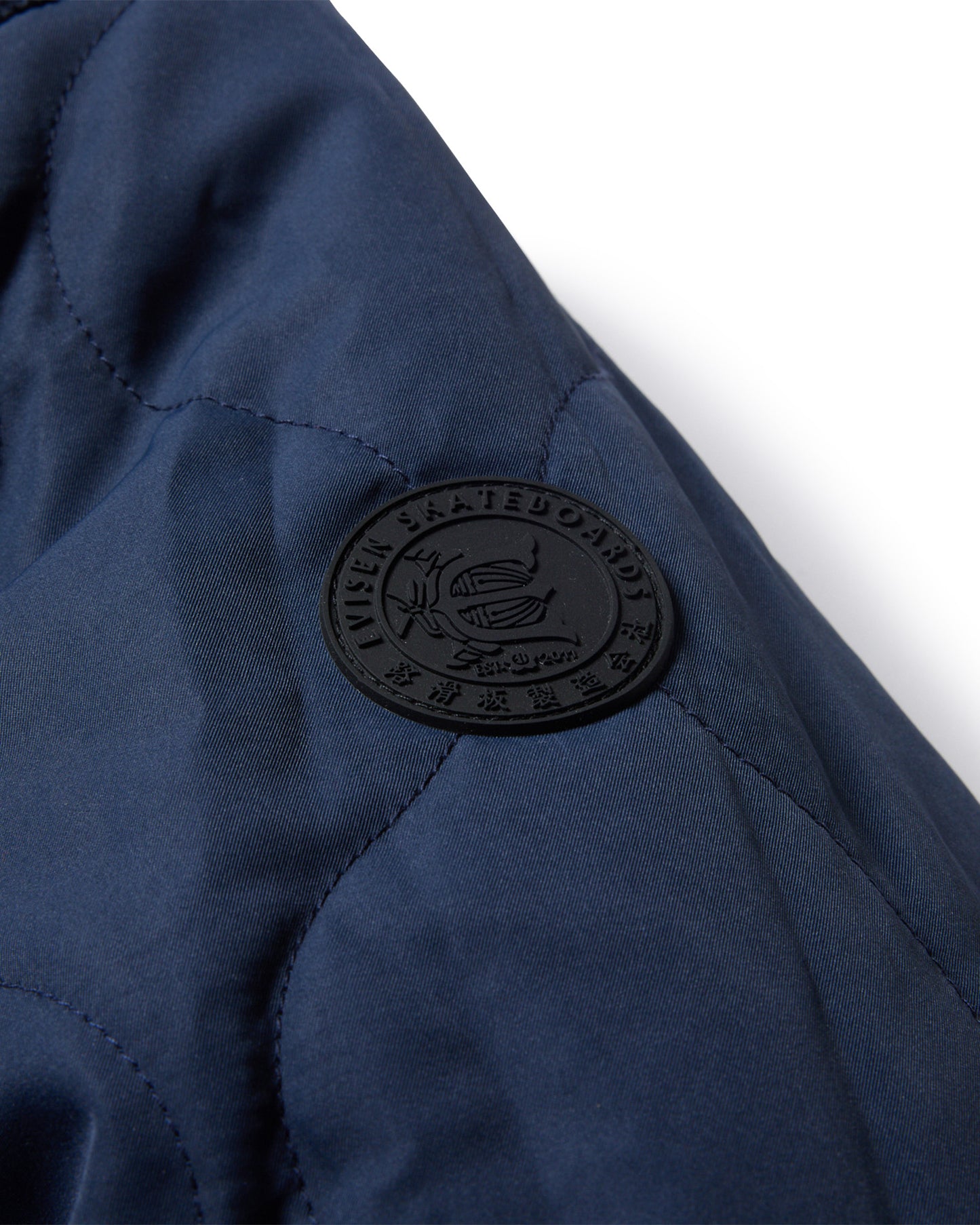 REVERSIBLE SOUVENIR QUILTED JKT - NAVY