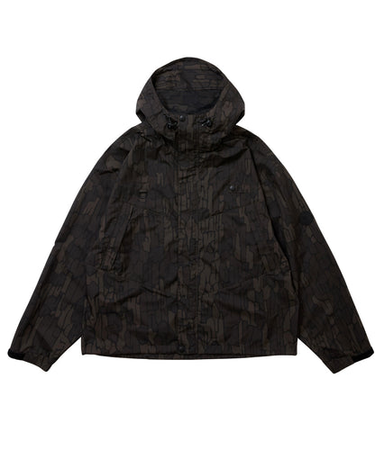 TREE CAMO MOUNTAIN JACKET - BLACK