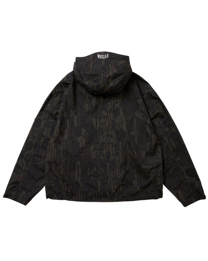 TREE CAMO MOUNTAIN JACKET - BLACK