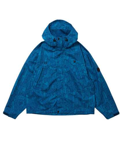TREE CAMO MOUNTAIN JACKET - BLUE