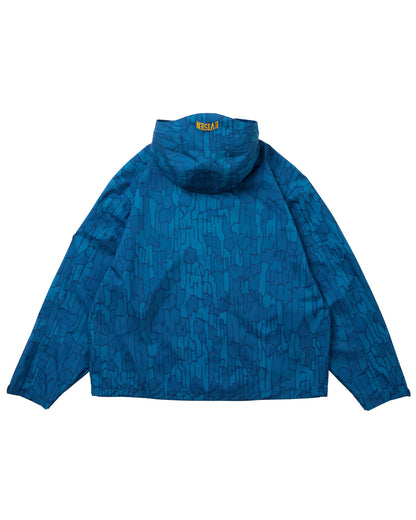 TREE CAMO MOUNTAIN JACKET - BLUE