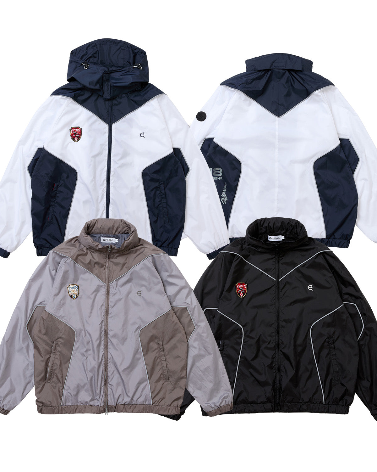 EX-TRACK JACKET - GREY – Evisen Skateboards ゑ (エビセン スケート