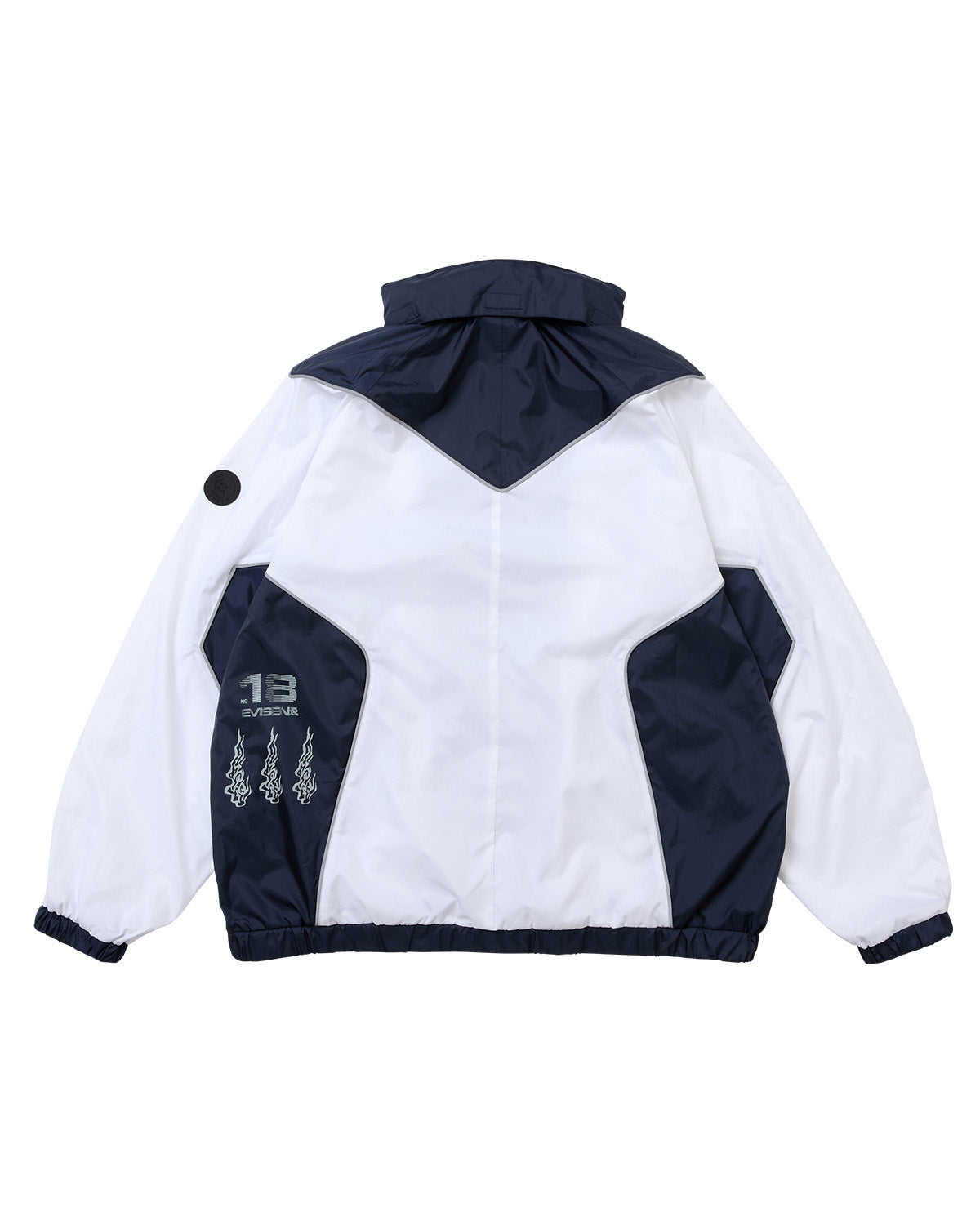 EX-TRACK JACKET - NAVY/WHITE