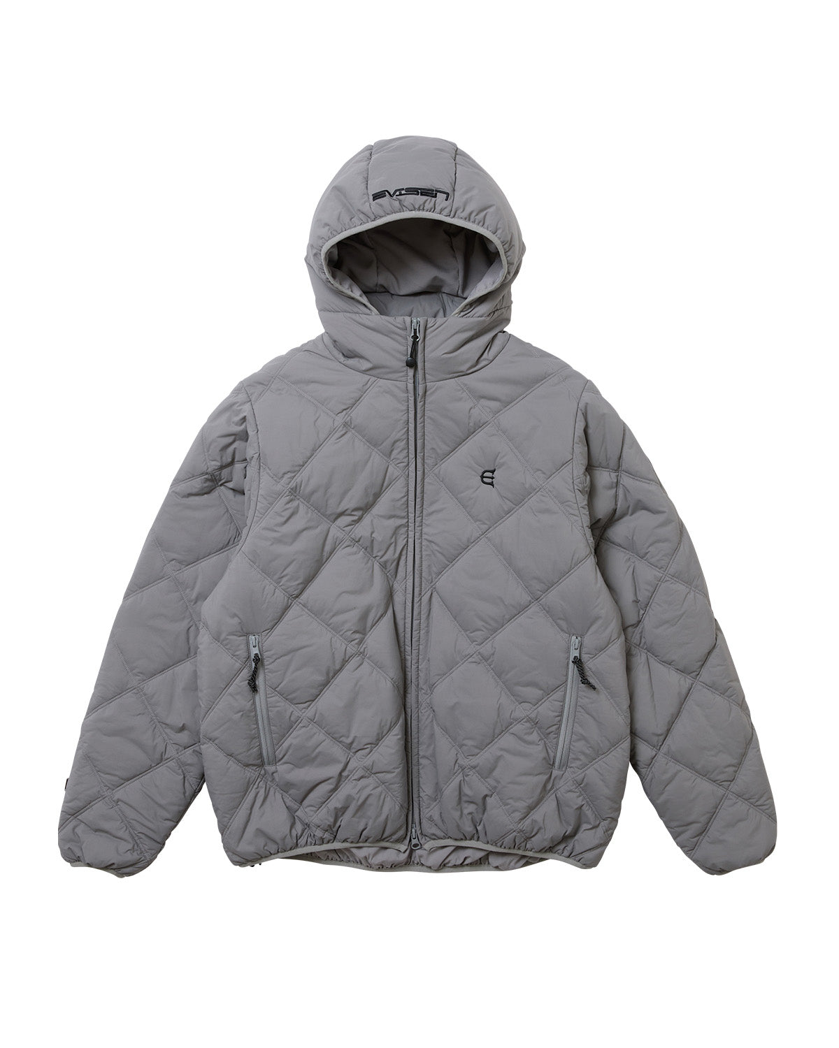 LIGHT QUILTED DOWN JACKET - GREY