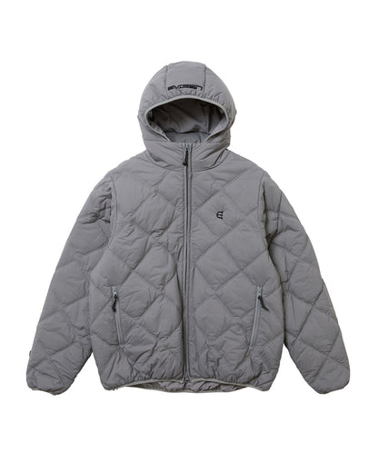 LIGHT QUILTED DOWN JACKET - GREY