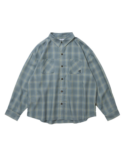 WILLIAM CHECK L/S SHIRT - GREEN