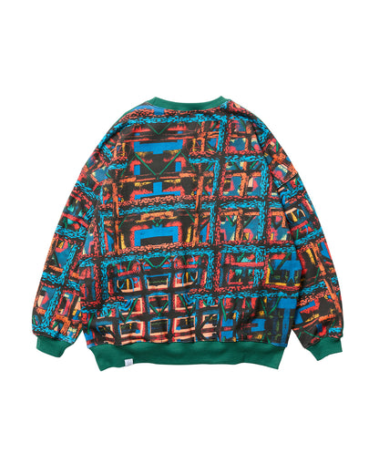 JULIEN CARD CREWNECK - GREEN