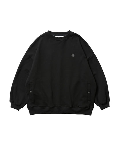 JULIEN CARD CREWNECK - BLACK