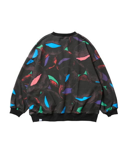 JULIEN CARD CREWNECK - BLACK