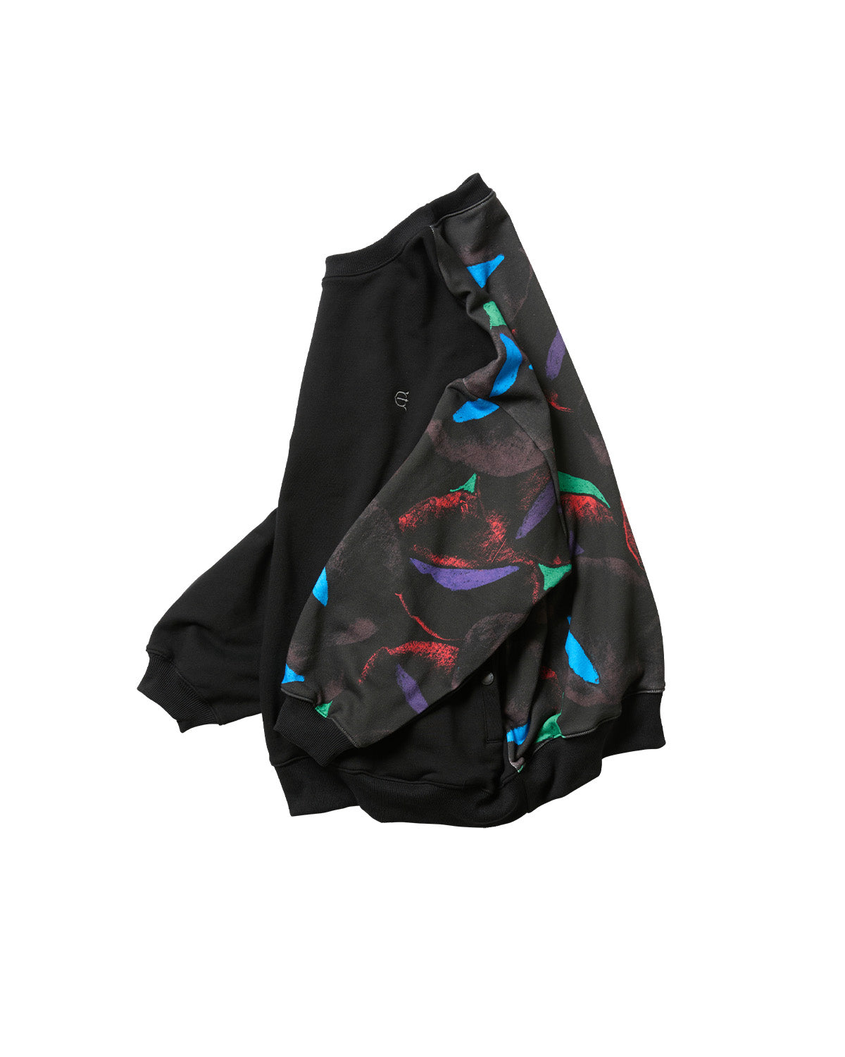 JULIEN CARD CREWNECK - BLACK