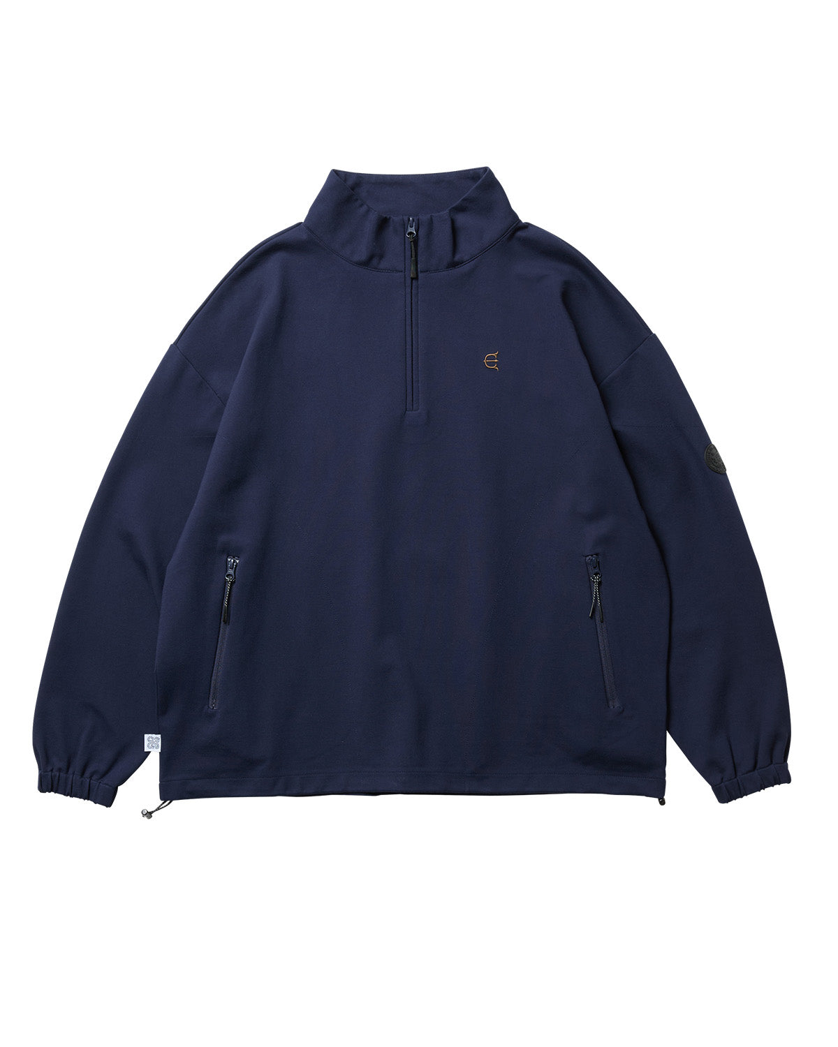 PUNCH HALF ZIP SWEAT - NAVY