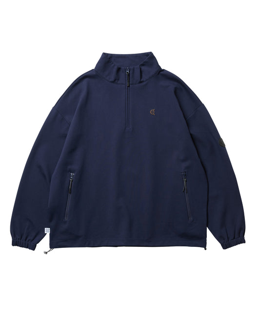 PUNCH HALF ZIP SWEAT - NAVY
