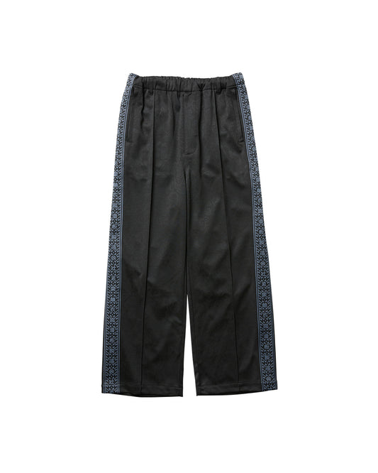 DELUXE x EVISEN BOTANIC TRACKSUIT PANTS - BLACK