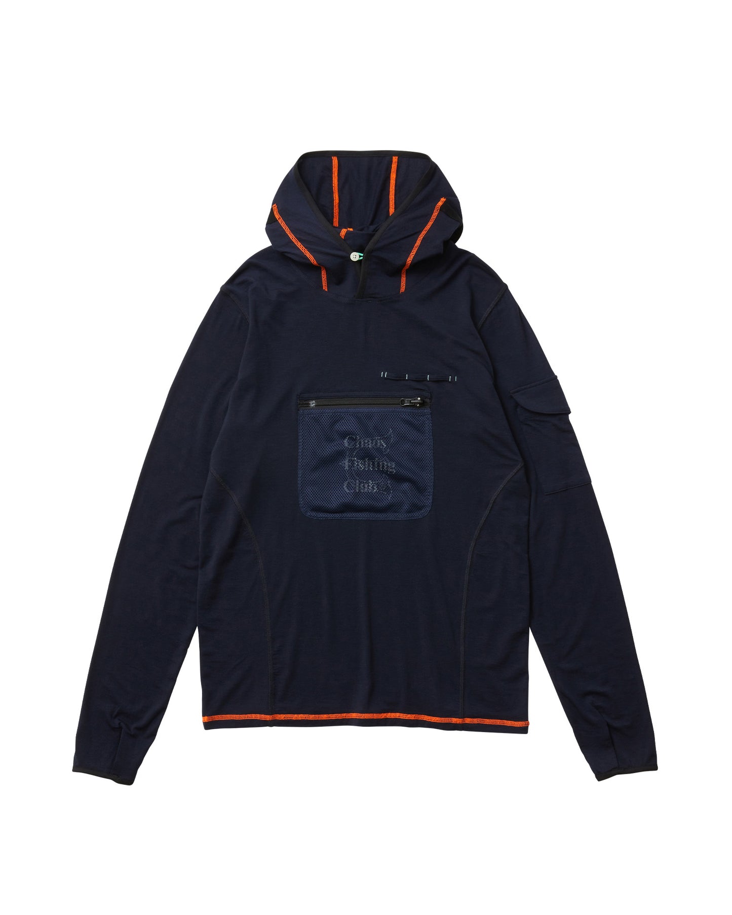 Evisen / Chaos Fishing Club TROPIC NATURAL HOODIE - NAVY