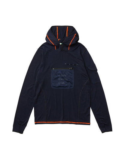 Evisen / Chaos Fishing Club TROPIC NATURAL HOODIE - NAVY