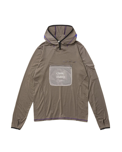 Evisen / Chaos Fishing Club TROPIC NATURAL HOODIE - KHAKI