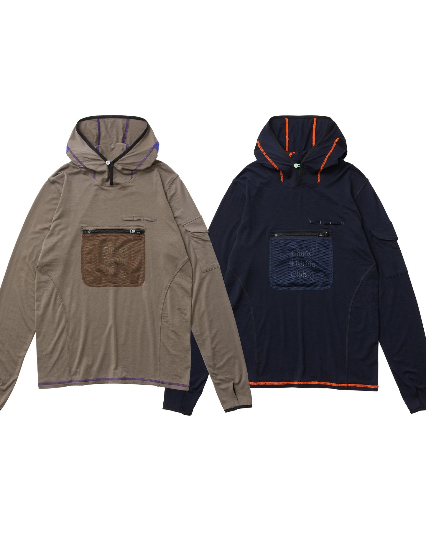 Evisen / Chaos Fishing Club TROPIC NATURAL HOODIE - KHAKI