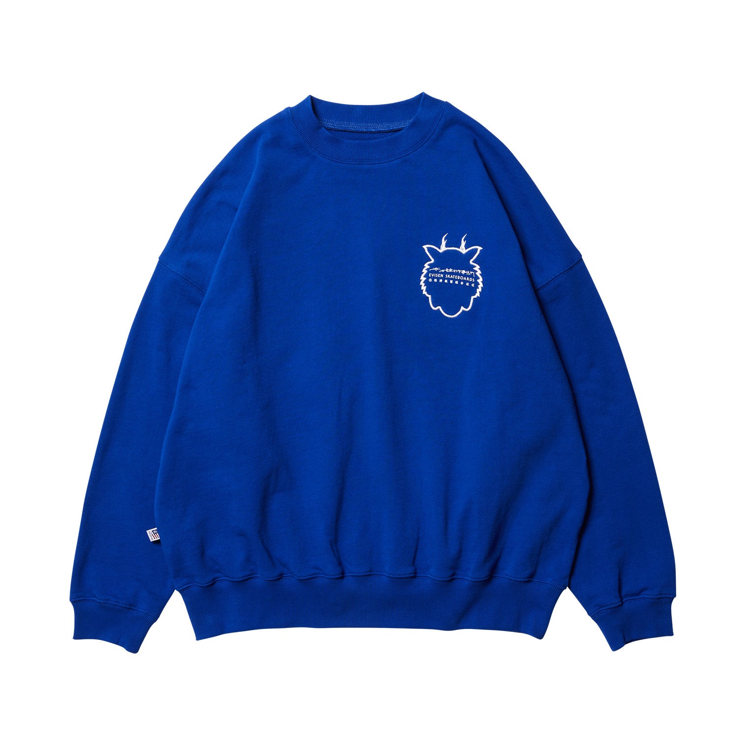 EVISEN x 髙田音楽制作事務所 TORA EVI LOGO CREW SWEAT - BLUE