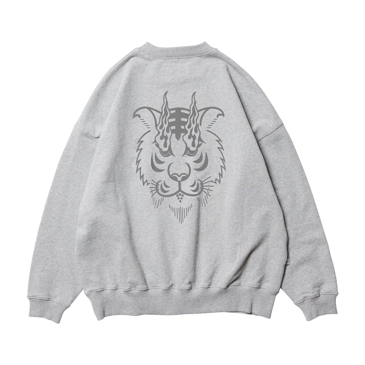 EVISEN x 髙田音楽制作事務所 TORA EVI LOGO CREW SWEAT - HEATHER GREY