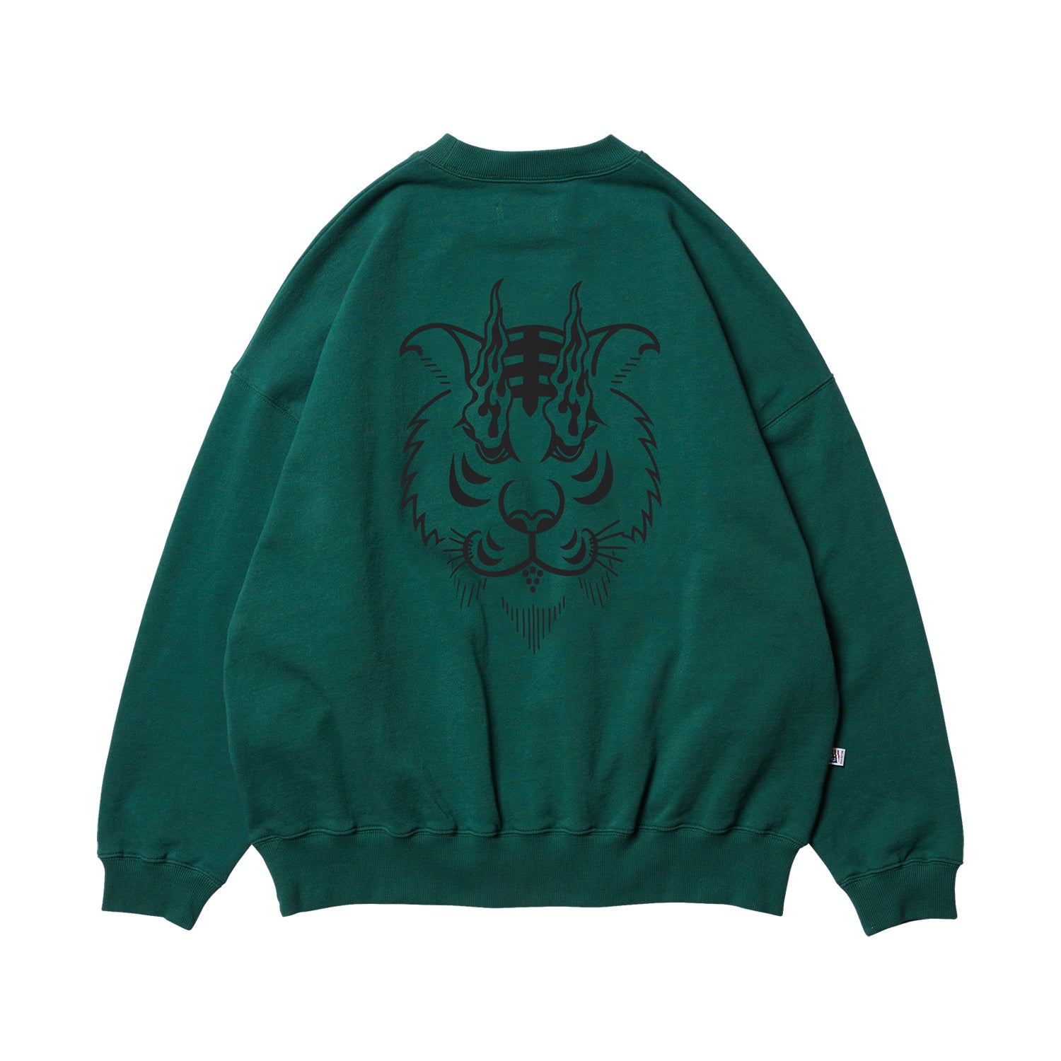 EVISEN x 髙田音楽制作事務所 TORA EVI LOGO CREW SWEAT - FOREST