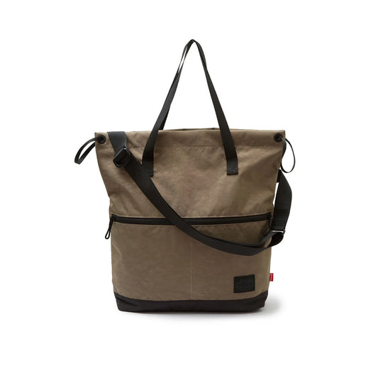 DRAWSTRING SLING TOTE-KHAKI