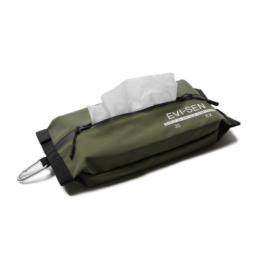 3 LAYER TISSUE POUCH - OLIVE