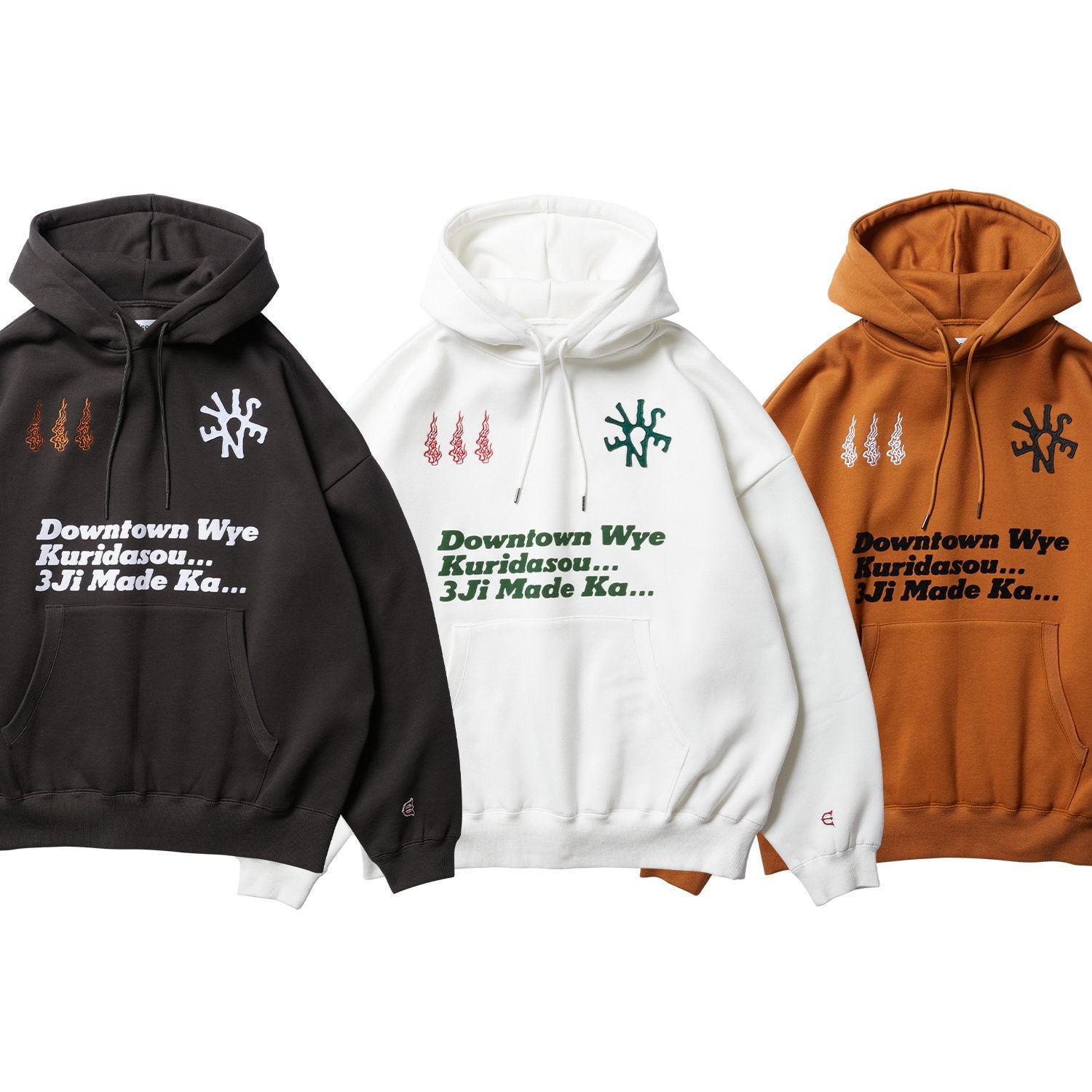 DOWNTOWN HOODIE - WHITE – Evisen Skateboards ゑ (エビセン スケート