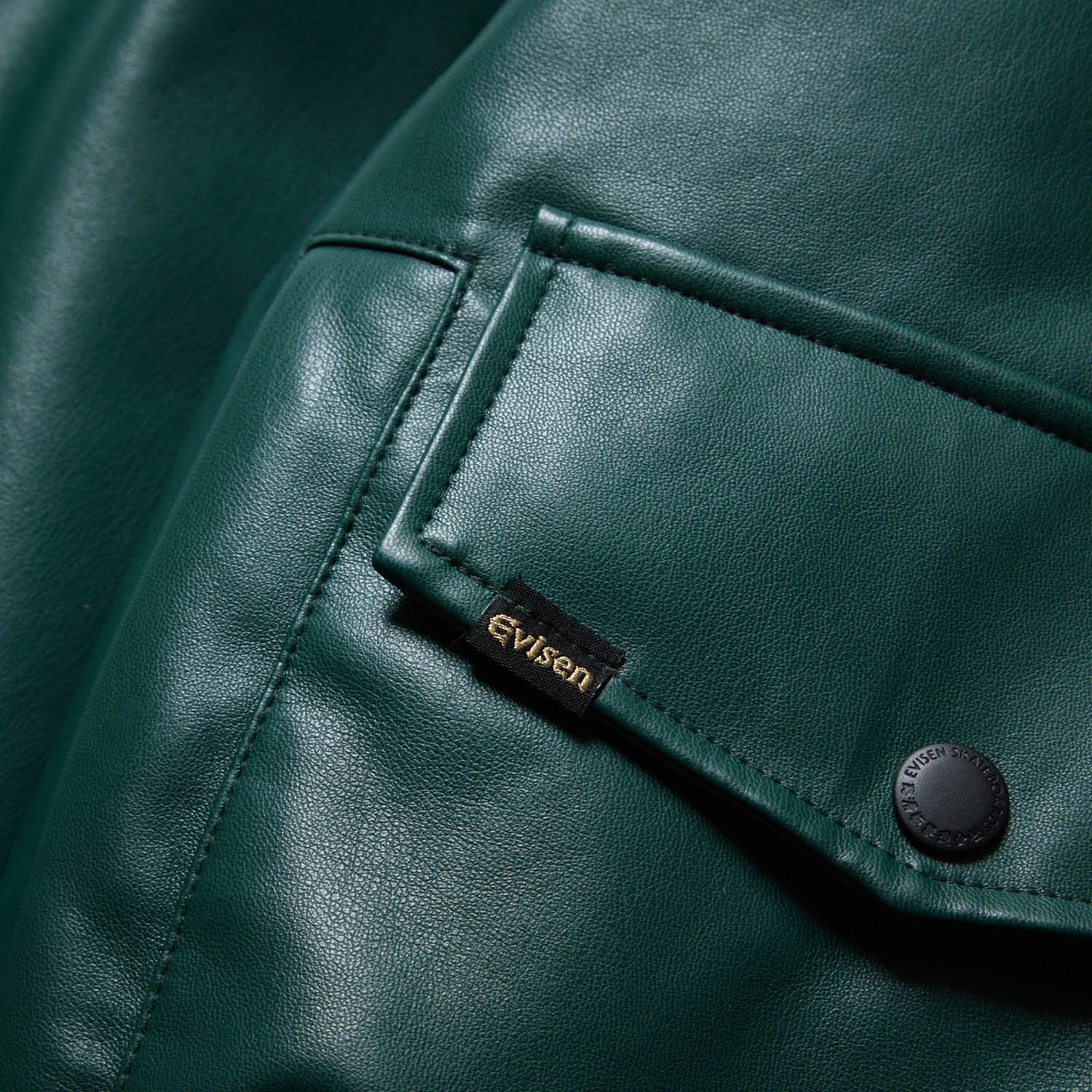 Evisen Leather Down JKT エビセン レザーダウンジャケットサイズLサイズ