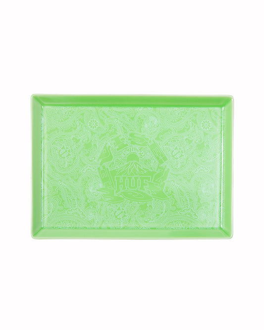 HUF x EVISEN HUFUJI PAISLEY PLATE - GREEN