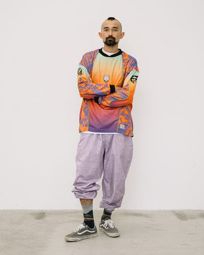 PHEASANT MOTO JERSEY - ORANGE / PURPLE