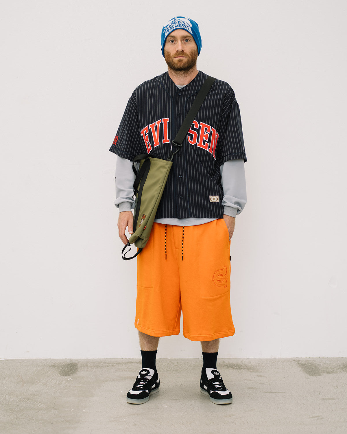 OFFICIAL REPLICA BASEBALL SHIRT - NAVY – Evisen Skateboards ゑ