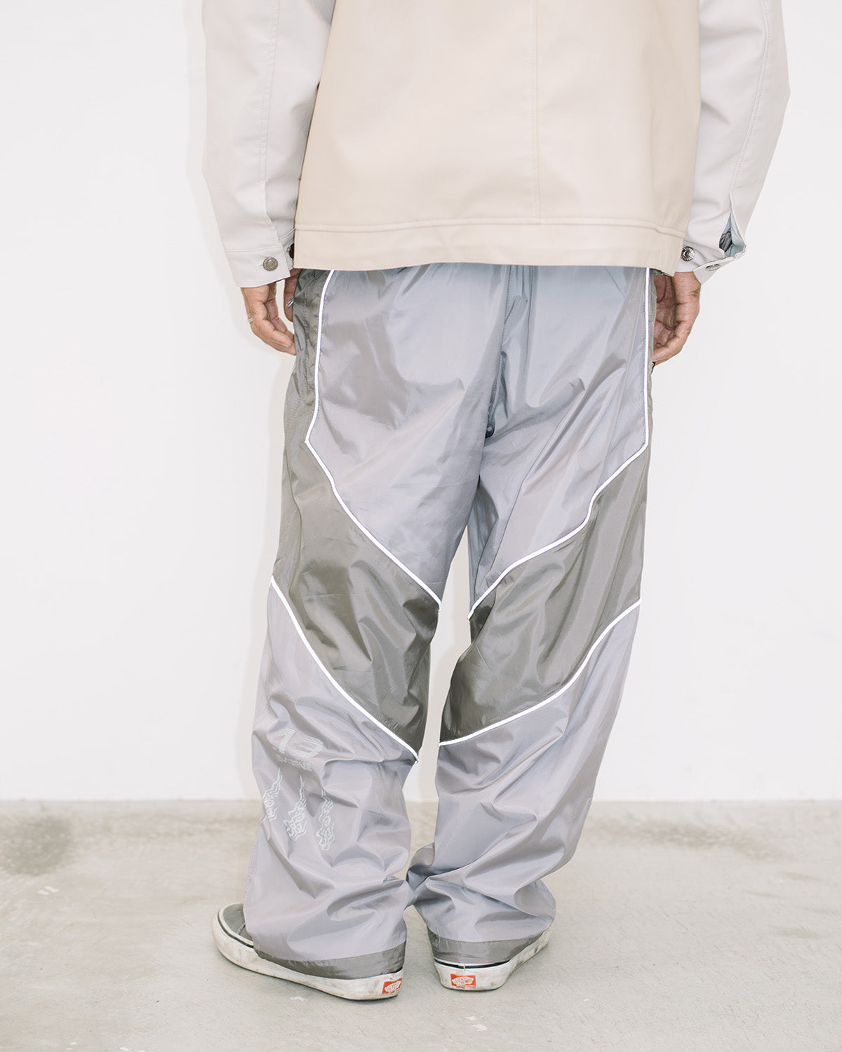 EX-TRACK PANTS - NAVY/WHITE – Evisen Skateboards ゑ (エビセン