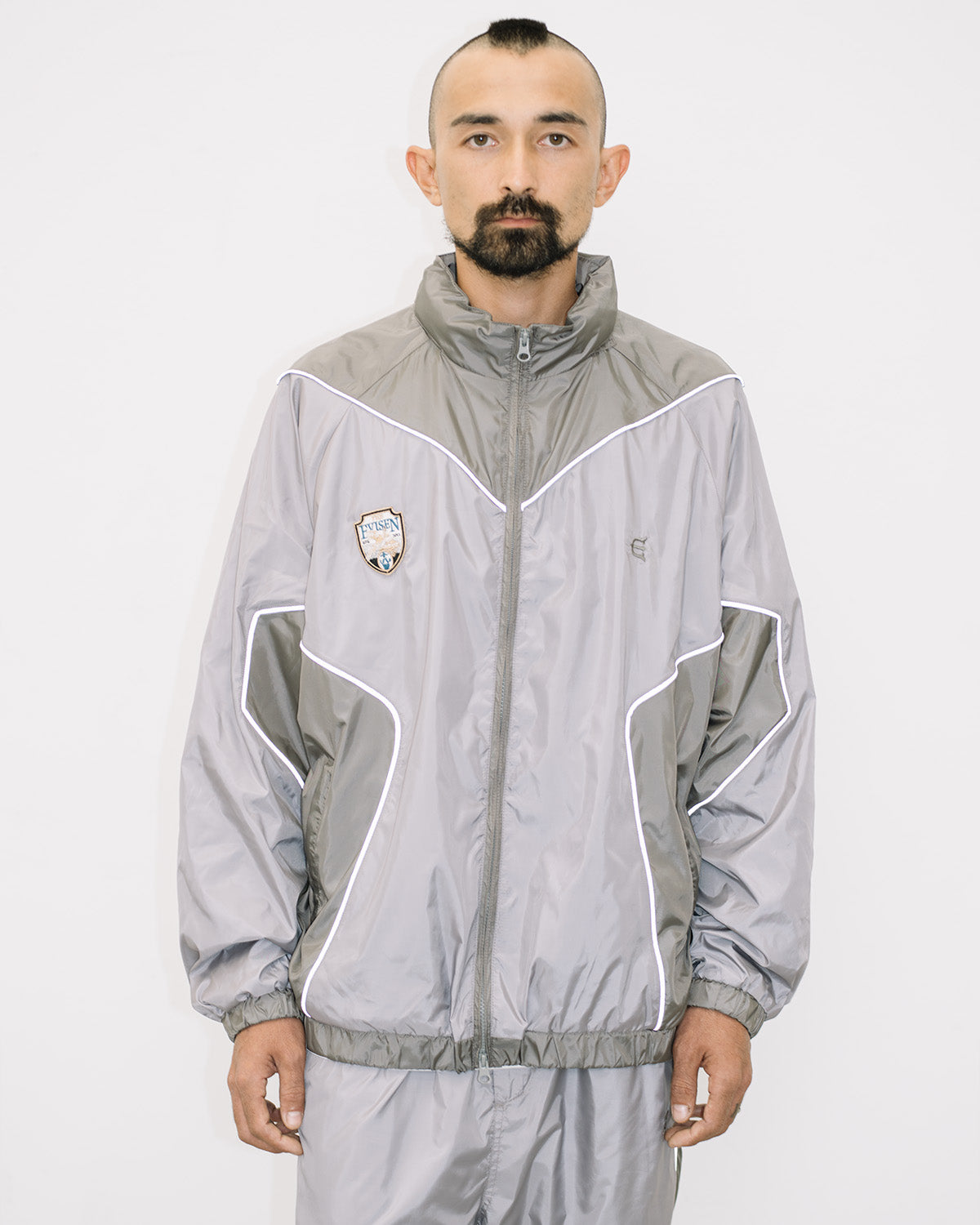 EX-TRACK JACKET - GREY – Evisen Skateboards ゑ (エビセン スケート