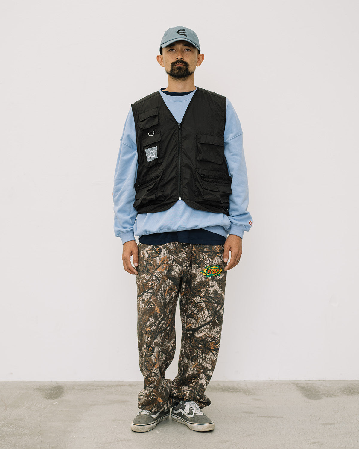 SUSHI CAMO PANTS - BLACK – Evisen Skateboards ゑ (エビセン