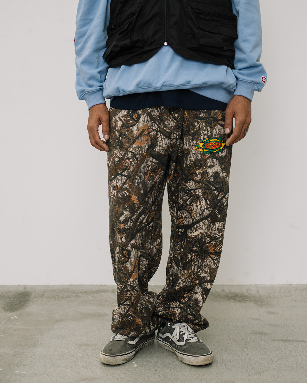 SUSHI CAMO PANTS - BLACK – Evisen Skateboards ゑ (エビセン